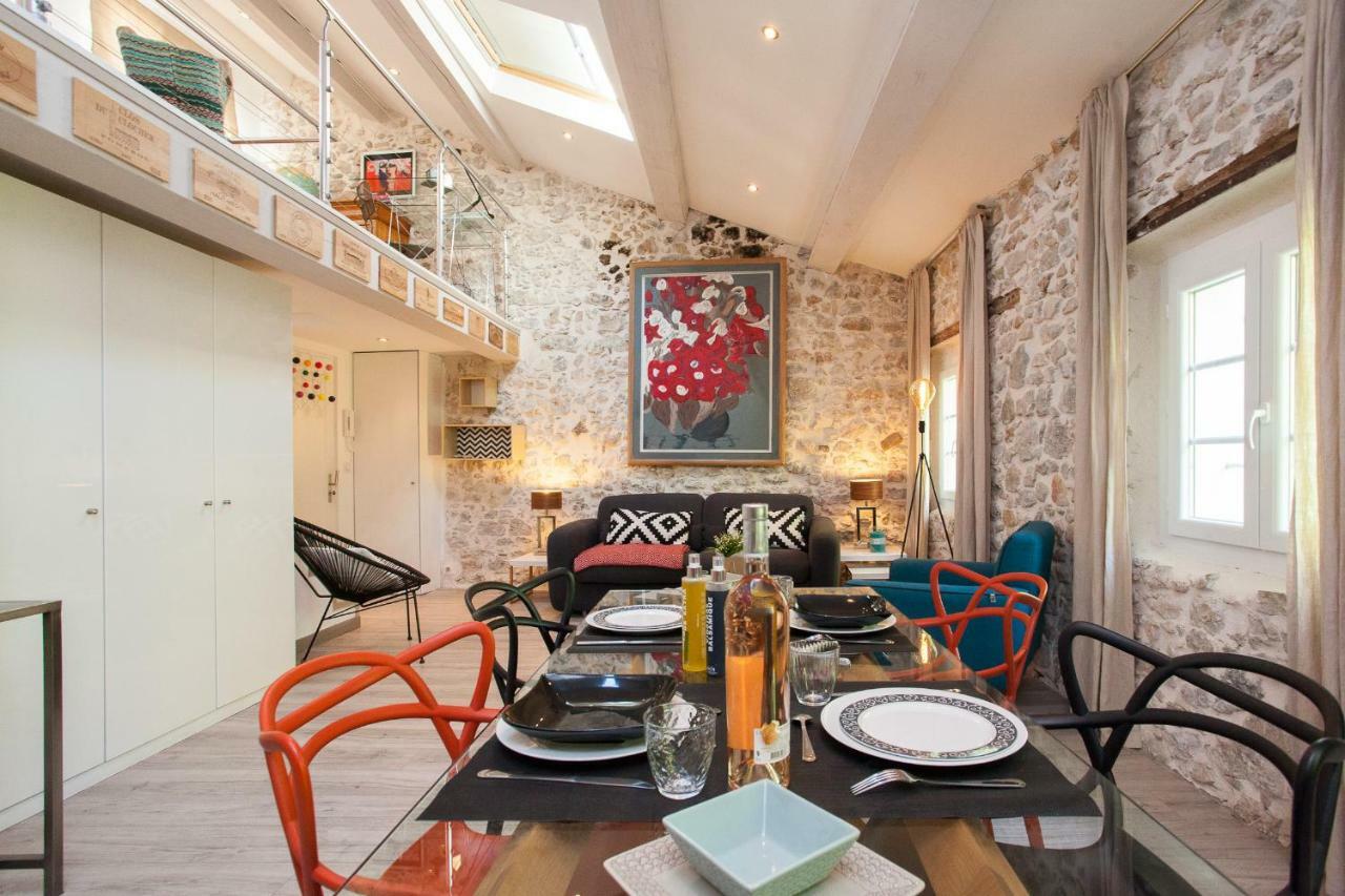 Superbe Appartement Loft Vieil Антиб Экстерьер фото